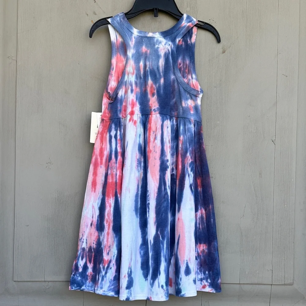 Tucker + Tate Tie-Dye Dress - Red and Blue - Picture 4 of 5